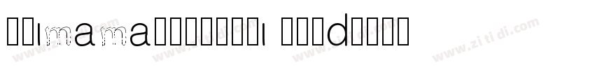 AlimamaShuHelTi Bold字体转换